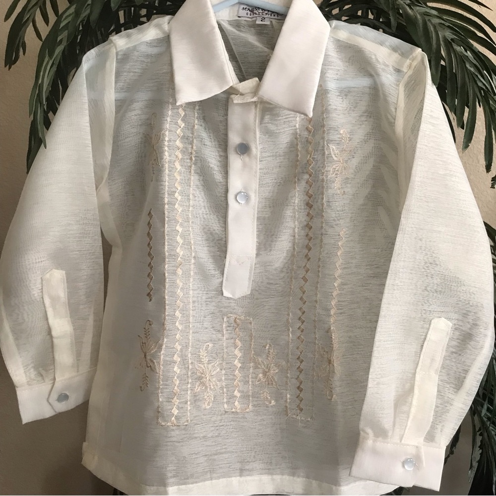 Jusilyn Boys Barong Tagalog size 16, 18 & 20 - Picture 5 of 9